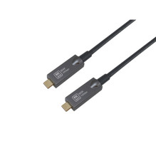 USB cable Equip Equip USB-C3.2- C AOC 8K PD60W St / St 7.50m Black