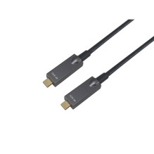 USB-C 3.2 to USB-A Active Optical Cable 4K PD60W St / St 7.50m Black USB-C 3.2 to USB-A Active Optical Cable 4K PD60W St / St 7.50m Black