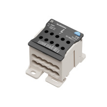 NLDB distribution terminals Al / Cu 200A Input: 1x10-95 mm², 1x6-25 mm². Output: 6x2.5-25 mm²