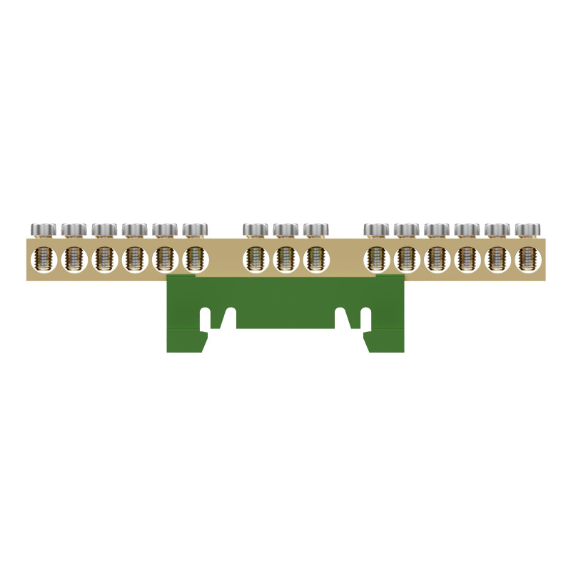 NPE terminals 63A 15x16 mm² green