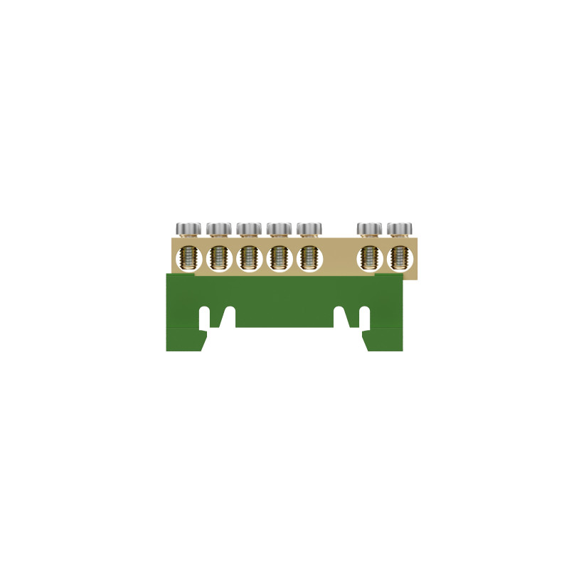 NPE terminals 63A 7x16 mm² green