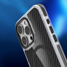 Case for iPhone 17 Pro Max / 18 Pro Max Fiber compatible with MagSafe black Case for iPhone 17 Pro Max / 18 Pro Max Fiber compatible with MagSafe black