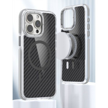 Case for iPhone 17 Pro / 18 Pro Fiber compatible with MagSafe gray Case for iPhone 17 Pro / 18 Pro Fiber compatible with MagSafe gray