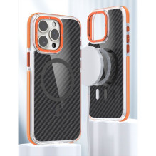 Case for iPhone 17 Pro / 18 Pro Fiber compatible with MagSafe orange Case for iPhone 17 Pro / 18 Pro Fiber compatible with MagSafe orange