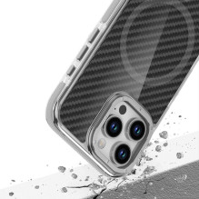 Case for iPhone 17 Pro Max / 18 Pro Max Fiber compatible with MagSafe gray Case for iPhone 17 Pro Max / 18 Pro Max Fiber compatible with MagSafe gray