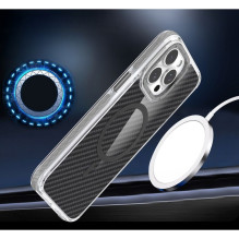 Case for iPhone 17 Pro Max / 18 Pro Max Fiber compatible with MagSafe gray Case for iPhone 17 Pro Max / 18 Pro Max Fiber compatible with MagSafe gray