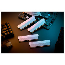 32GB KLEVV (16Gbx2) Urban V RGB 6000 CL28 Balta 32GB KLEVV (16Gbx2) Urban V RGB 6000 CL28 Balta