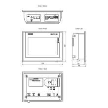 Siemens 6AV2124-0GC01-0AX0 touch control panel Siemens 6AV2124-0GC01-0AX0 touch control panel