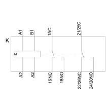 Siemens 3RP2505-1BW30 elektros relė Siemens 3RP2505-1BW30 elektros relė