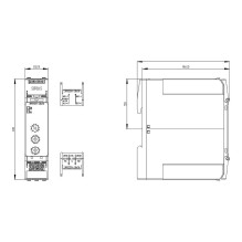 Siemens 3RP2505-1BW30 elektros relė Siemens 3RP2505-1BW30 elektros relė