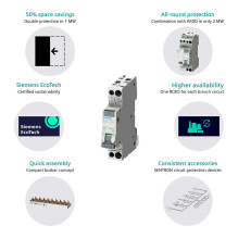 Siemens 5SV1316-6KK10 grandinės pertraukiklis Siemens 5SV1316-6KK10 grandinės pertraukiklis