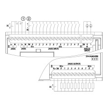 Siemens 6ES7214-1AG40-0XB0 digital / analogue I / O module Siemens 6ES7214-1AG40-0XB0 digital / analogue I / O module
