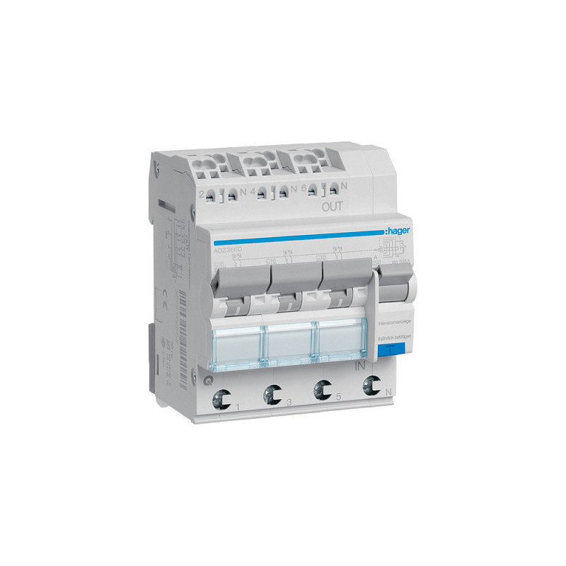 Hager ADZ366D elektros skydinės priedas