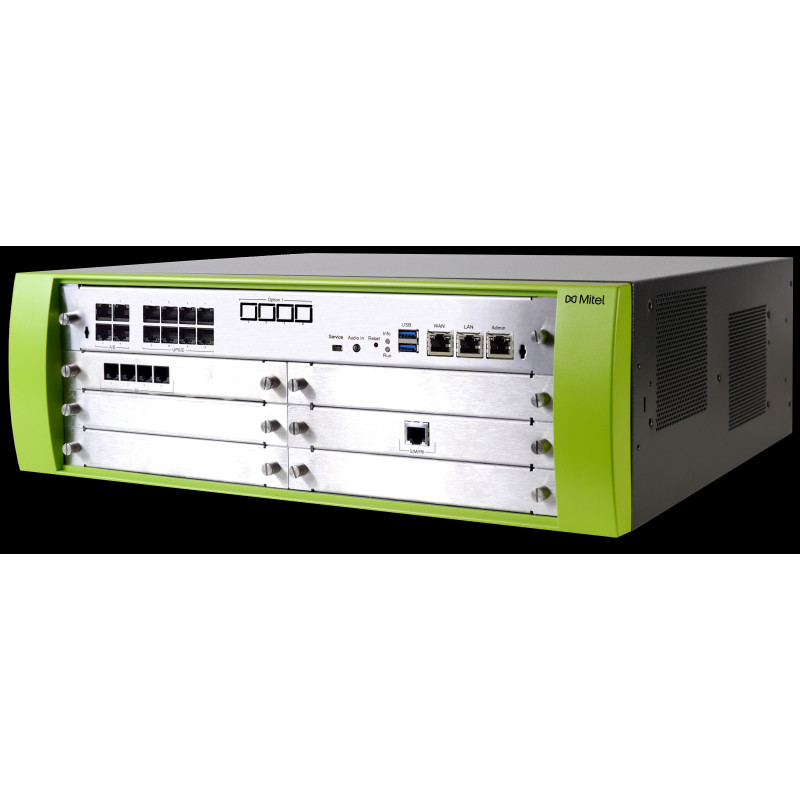 Mitel OpenScape Business X5R Sistēmas bloks Rack-Mount, bez mātesplates / programmatūras,