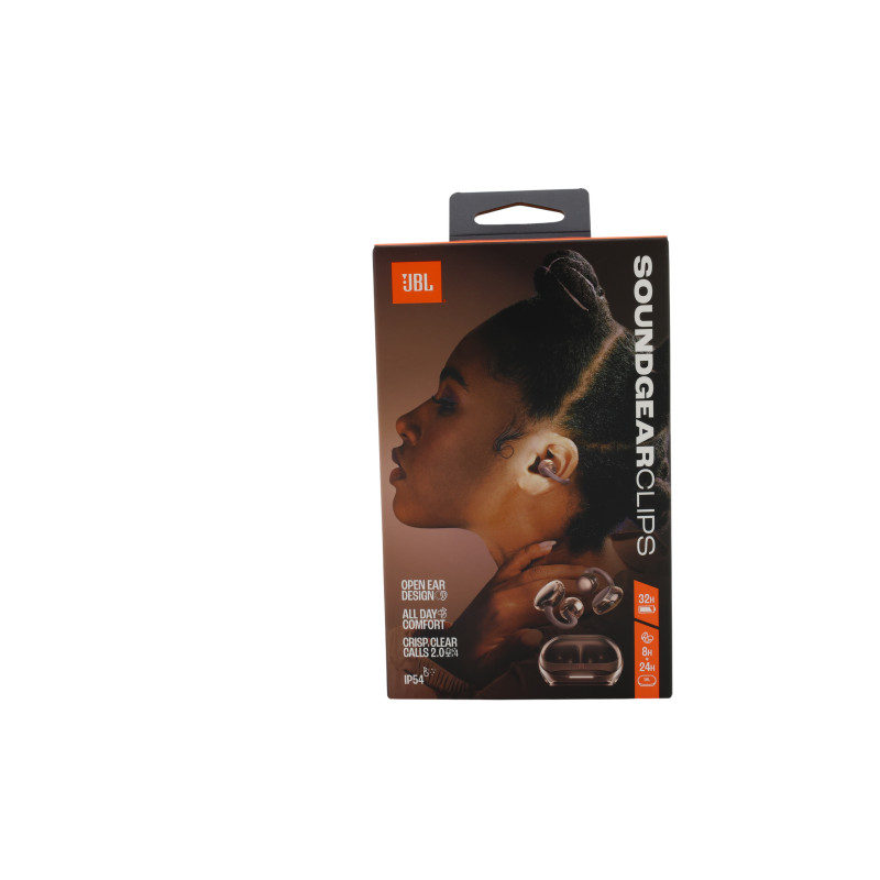 JBL Soundgear Clips TWS atviri ausų belaidžiai ausinukai, IP54, Ghost Copper