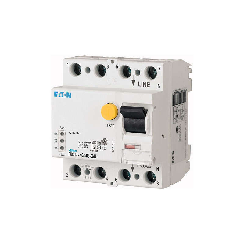 EATON FRCDM-40 / 4 / 03-G / B digit. 167897 Allstrom FI-Schalter 40A 4p 300mA Typ B