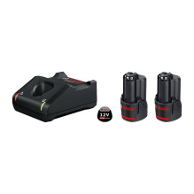 Bosch 2x 3.0Ah. GAL 12V-40...