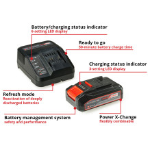 Einhell Starter Kit 18V 2.5 Ah Power X-Change Einhell Starter Kit 18V 2.5 Ah Power X-Change