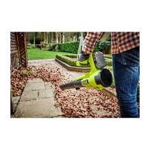 ONE+ akumuliatorinis lapų pūstuvas RY18BLA-0, 18Volt (žalia / juoda, be akumuliatoriaus ir įkroviklio) ONE+ akumuliatorinis lapų pūstuvas RY18BLA-0, 18Volt (žalia / juoda, be akumuliatoriaus ir įkroviklio)
