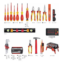 Tool set XXL 4 electric (black / red, 80-teilig, with trolley case) Tool set XXL 4 electric (black / red, 80-teilig, with trolley case)