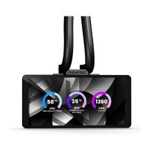 „Phanteks Glacier One 360M25“ LCD ekranas