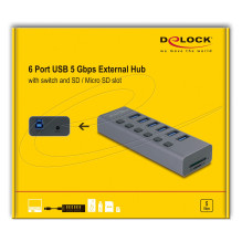 DeLOCK 64237 interface hub DeLOCK 64237 interface hub