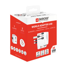 Skross PRO Light USB (2xA) - World Skross PRO Light USB (2xA) - World