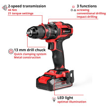 Einhell TE-CD 18 / 44 Li-i