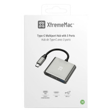 „XtremeMac XWH-HUB3-13“ nešiojamojo kompiuterio dokas / prievadų replikatorius „XtremeMac XWH-HUB3-13“ nešiojamojo kompiuterio dokas / prievadų replikatorius