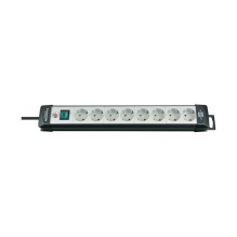 Brennenstuhl 1951580101 Regleta, 230 V, Negro y Gris Claro, 49 cm galios ilgintuvas Brennenstuhl 1951580101 Regleta, 230 V, Negro y Gris Claro, 49 cm galios ilgintuvas