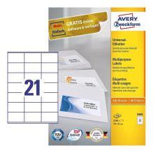 Avery 3481 self-adhesive label Avery 3481 self-adhesive label
