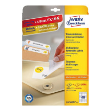 Avery L4736REV-25 self-adhesive label