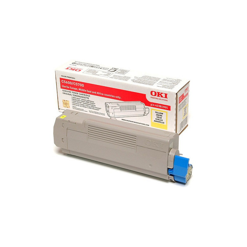 OKI 43381905 geltona