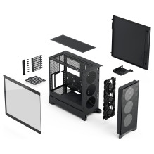 Fractal Design Pop Air 2 Black TG Clear ATX Fractal Design Pop Air 2 Black TG Clear ATX