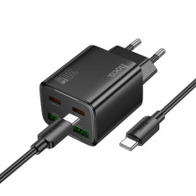 Hoco N56 charger 2x USB-C +...