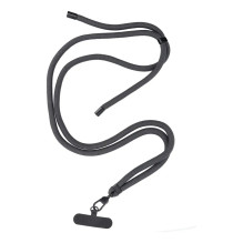 Riff SWING (8mm) Phone pendant + adjustable length / cord length 165cm (max 82.5cm) Grey Riff SWING (8mm) Phone pendant + adjustable length / cord length 165cm (max 82.5cm) Grey