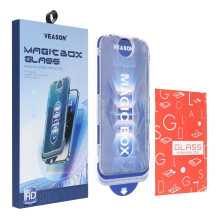 Veason 6D Pro Easy-Install Glass + Applicator for iPhone 15 Pro Max Black