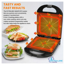 Extralink SMART LIFE SANDWICH-MAKER XXL SJ-33 Extralink SMART LIFE SANDWICH-MAKER XXL SJ-33