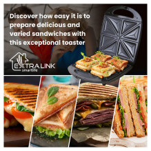 Extralink SMART LIFE SANDWICH-MAKER XXL SJ-33 Extralink SMART LIFE SANDWICH-MAKER XXL SJ-33