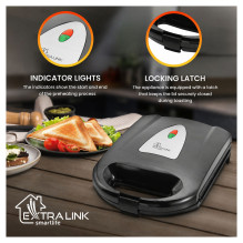 Extralink SMART LIFE SANDWICH-MAKER XXL SJ-33 Extralink SMART LIFE SANDWICH-MAKER XXL SJ-33