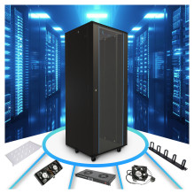 Extralink 32U 600x1000 standing rackmount cabinet black Extralink 32U 600x1000 standing rackmount cabinet black