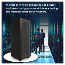 Extralink 37U 600X1000 STANDING RACKMOUNT CABINET BLACK
