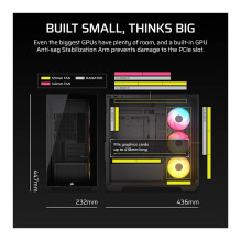 CORSAIR 2800X RS-R ARGB Micro-ATX Housing Black CORSAIR 2800X RS-R ARGB Micro-ATX Housing Black
