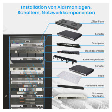 Extralink 42U 800X800 STANDING RACKMOUNT CABINET BLACK