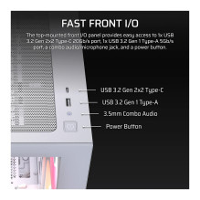 CORSAIR 2800X RS-R ARGB Micro-ATX Housing White CORSAIR 2800X RS-R ARGB Micro-ATX Housing White