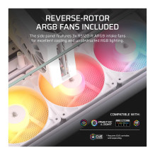 CORSAIR 2800X RS-R ARGB Micro-ATX Housing White CORSAIR 2800X RS-R ARGB Micro-ATX Housing White