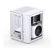 Jonsbo TK-1 2.0 Micro-ATX Korpusas, Tempered Glass - baltas