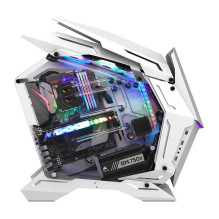 Jonsbo MOD3 Big-Tower Showcase, Tempered Glass - white