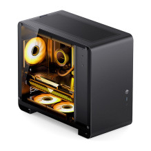 Jonsbo U4 Mini Micro-ATX-dėklas, Tempered Glass - juodas Jonsbo U4 Mini Micro-ATX-dėklas, Tempered Glass - juodas
