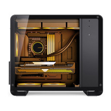 Jonsbo U4 Mini Micro-ATX-case, Tempered Glass - black Jonsbo U4 Mini Micro-ATX-case, Tempered Glass - black